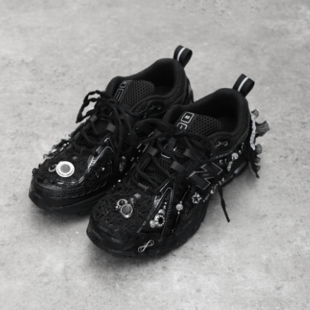 Sneaker decoration for New Balance 1906R Black