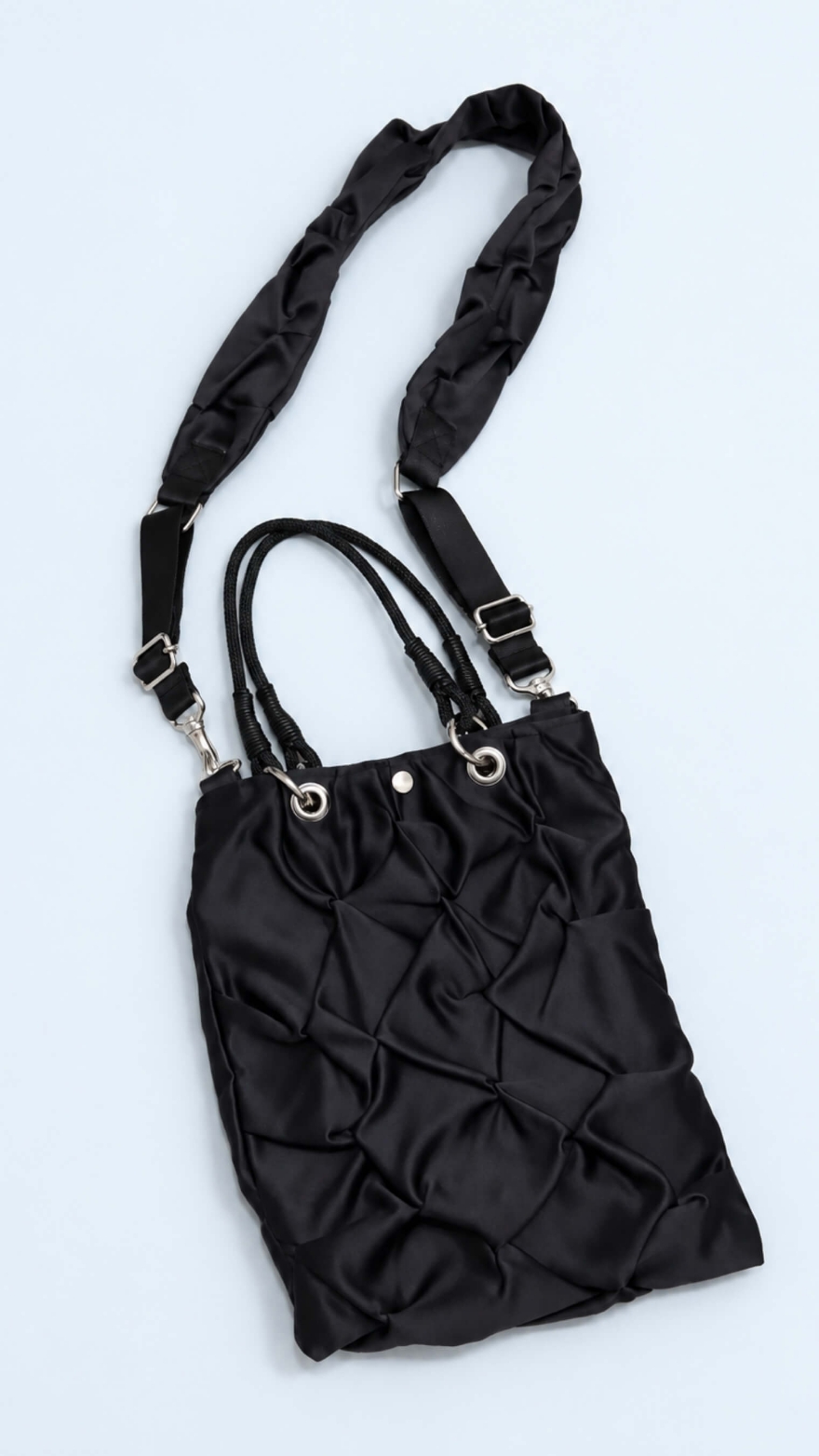 SHIWA MINI SHOULDER BAG / Material #001 〈Black〉