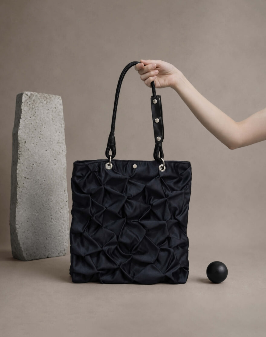 SHIWA TOTE / Material #001 〈Black〉
